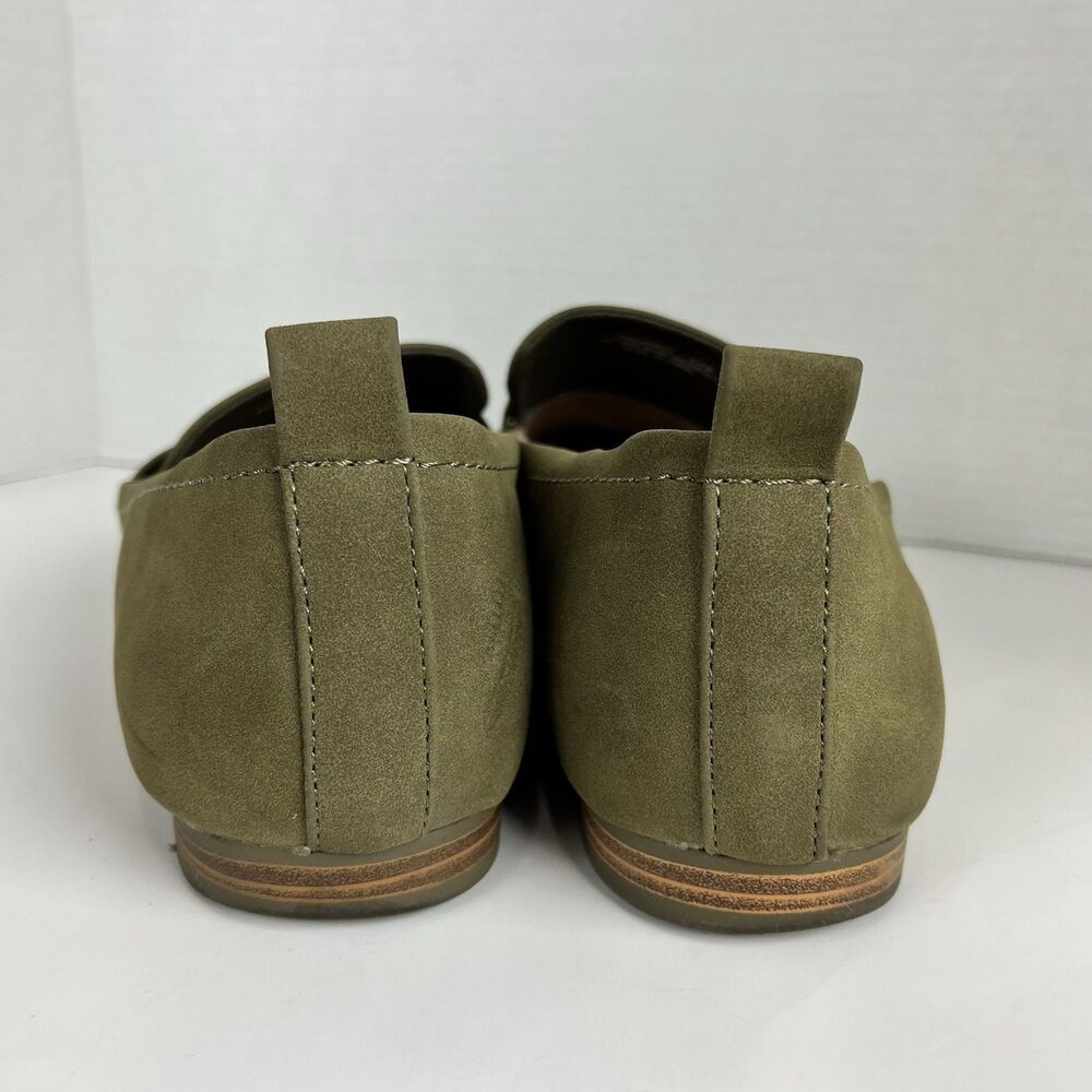 Cushionaire Gramercy Loafers Olive Green Slip On Women Size 11 - Picture 10 of 12